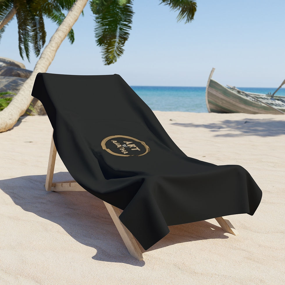 Miniaturbild: Beach Towel by Agatha - Black