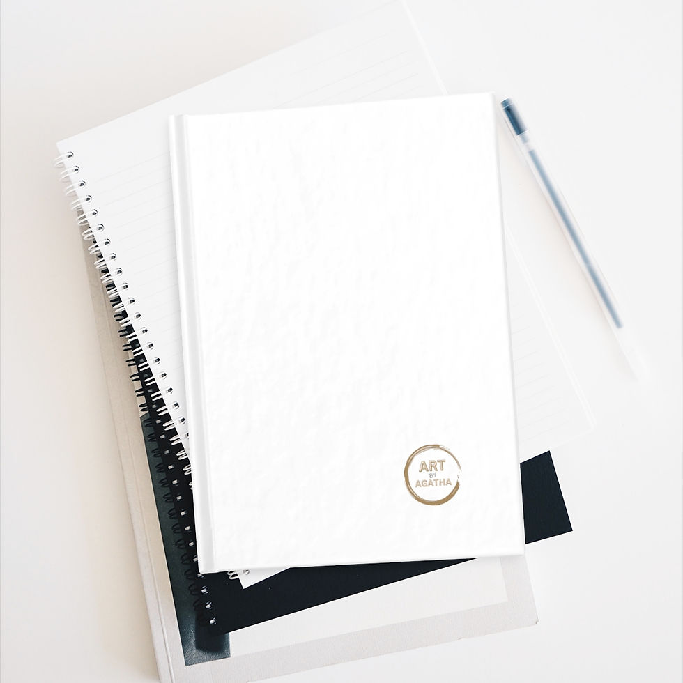 Miniaturbild: Journal - Ruled Line by Agatha - White