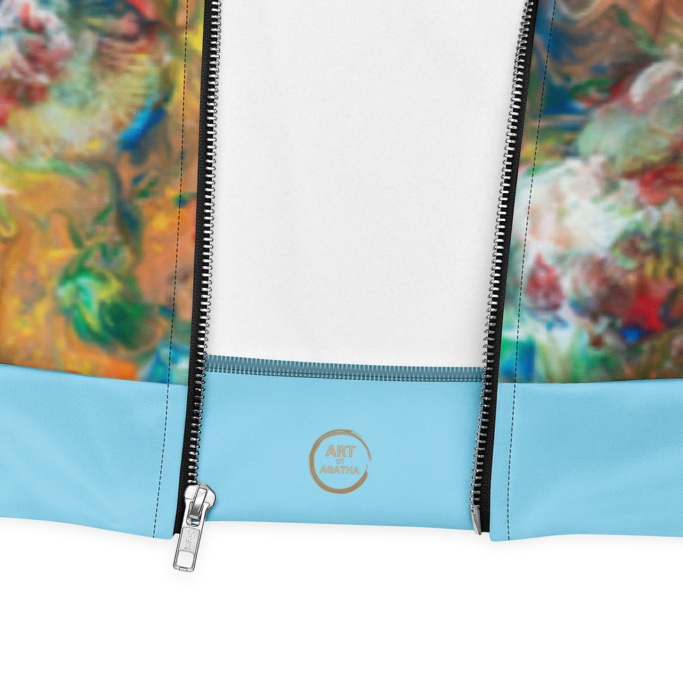 Thumbnail: Bomber Jacke by Agatha - Fancy Flowers Blue