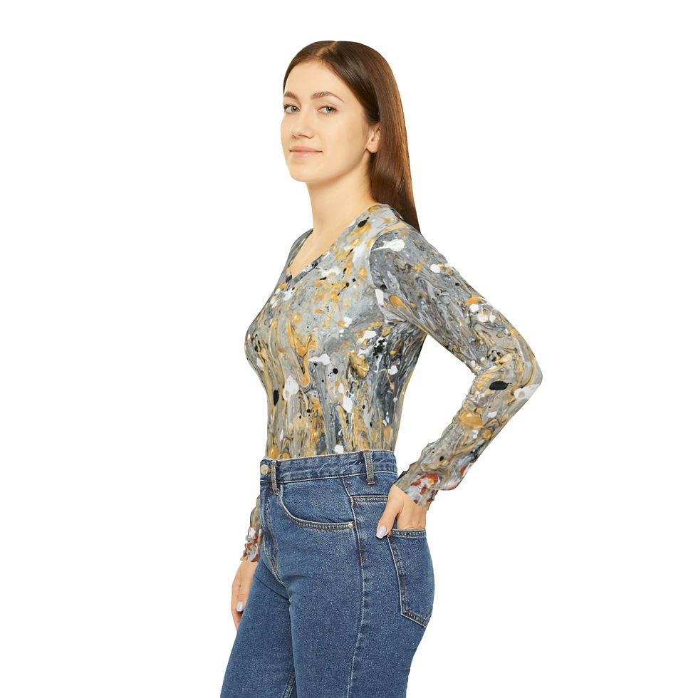 Thumbnail: Long Sleeve by Agatha - Metallic Strength 