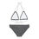 Thumbnail: Strappy Bikini Set by Agatha - Stone Grey