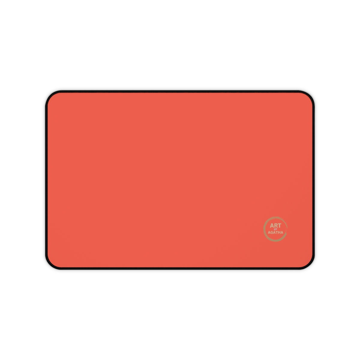 Desk Mat by Agatha - Red Orange