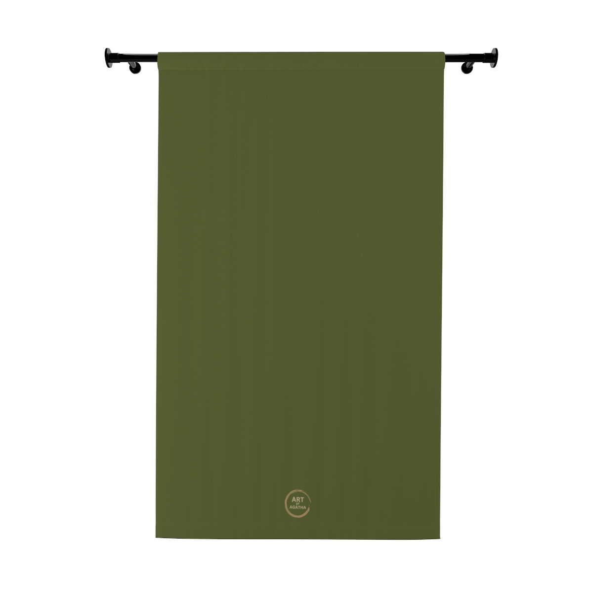 Window Curtains (1 Piece) by Agatha - Moss Green