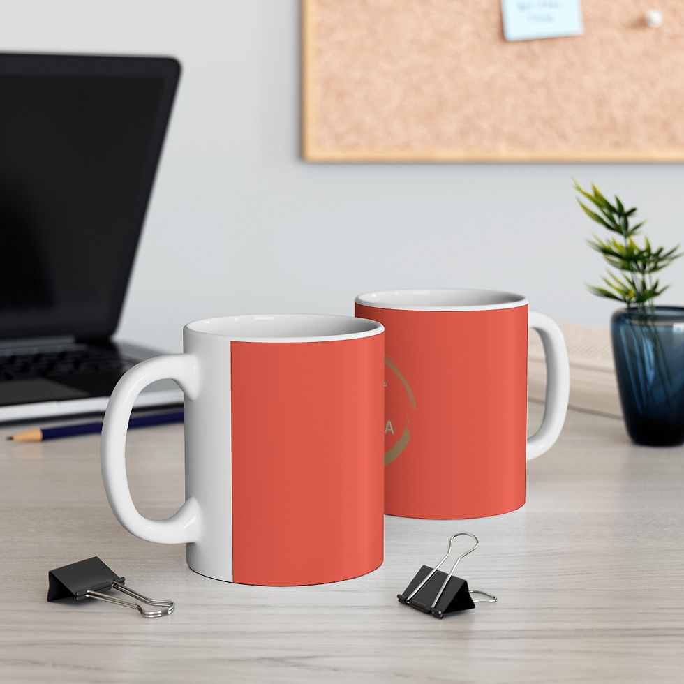 Miniaturbild: Ceramic Mug by Agatha - Red Orange
