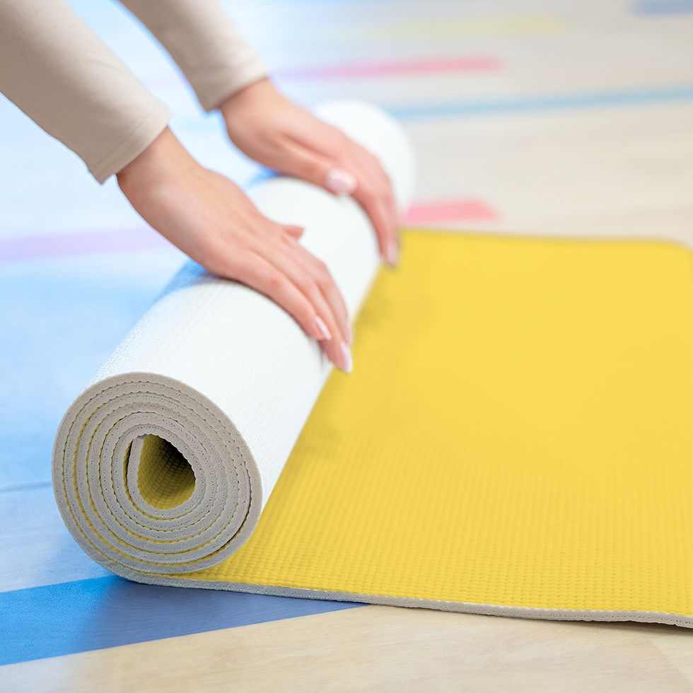 Thumbnail: Foam Yoga Mat by Agatha - Sun Yellow