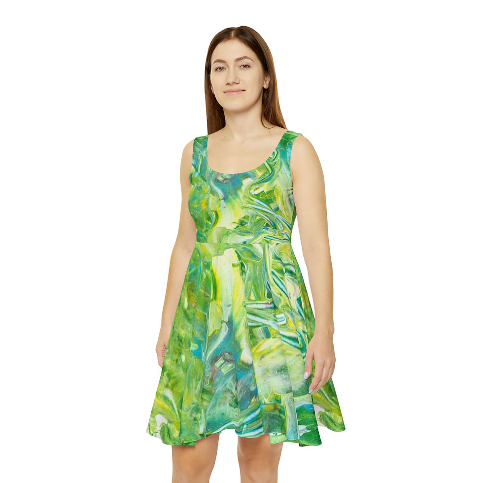 Miniaturbild: Skater Dress by Agatha - Green Feelings