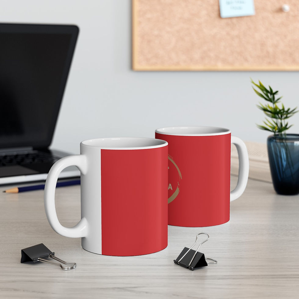 Thumbnail: Ceramic Mug by Agatha - Glow Red