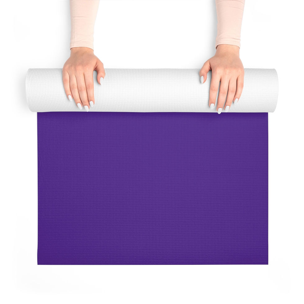 Thumbnail: Foam Yoga Mat by Agatha - Glow Lila