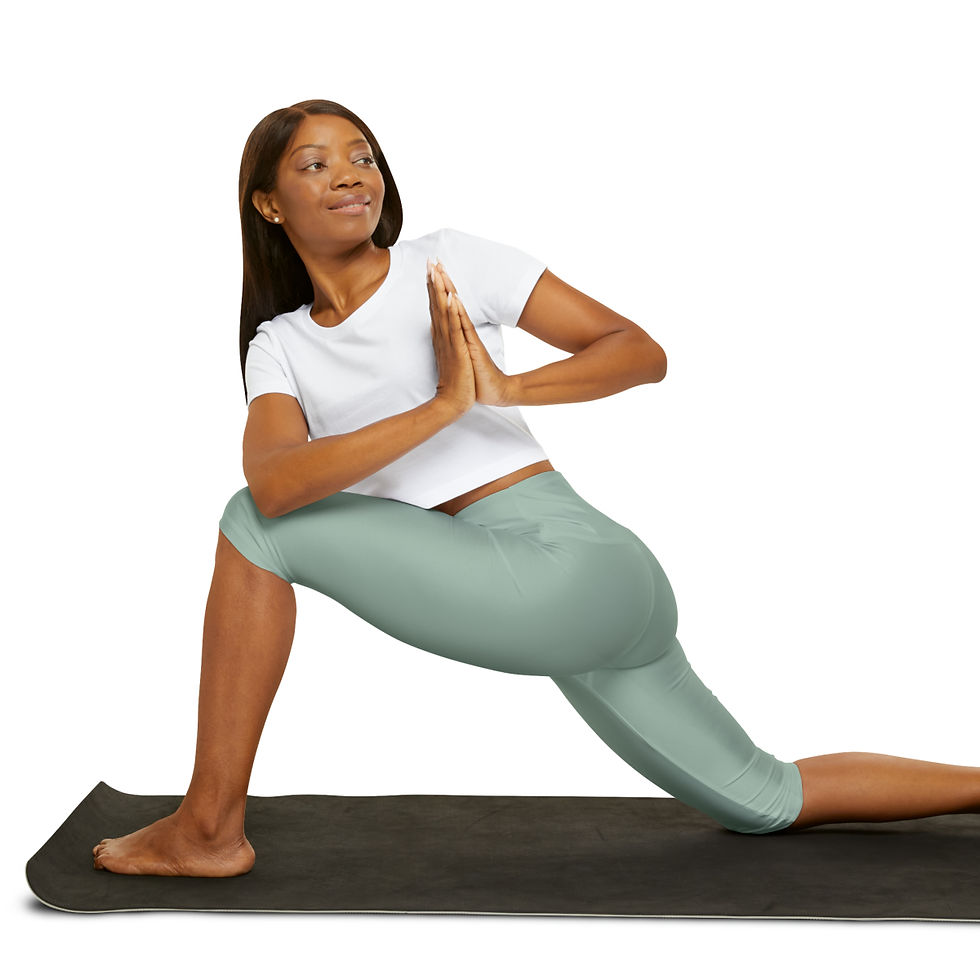Thumbnail: Capri Leggings by Agatha - Light Mint