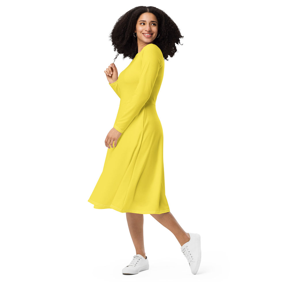 Miniaturbild: Midi Dress by Agatha - Light Yellow