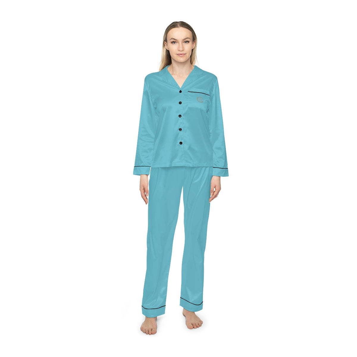 Pajamas White by Agatha - Glow Blue