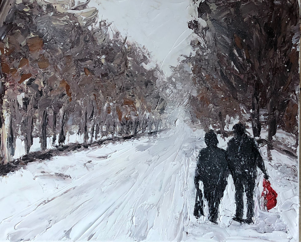 L'hiver Russe, Orenbourg 1  41x33cm