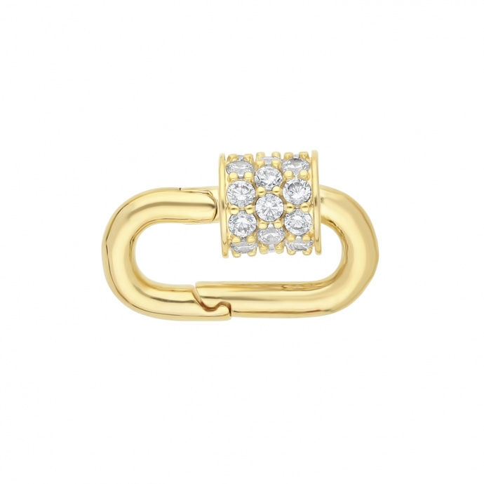 Miniature : Bracelets CLARE 03 gold + ministone crystal