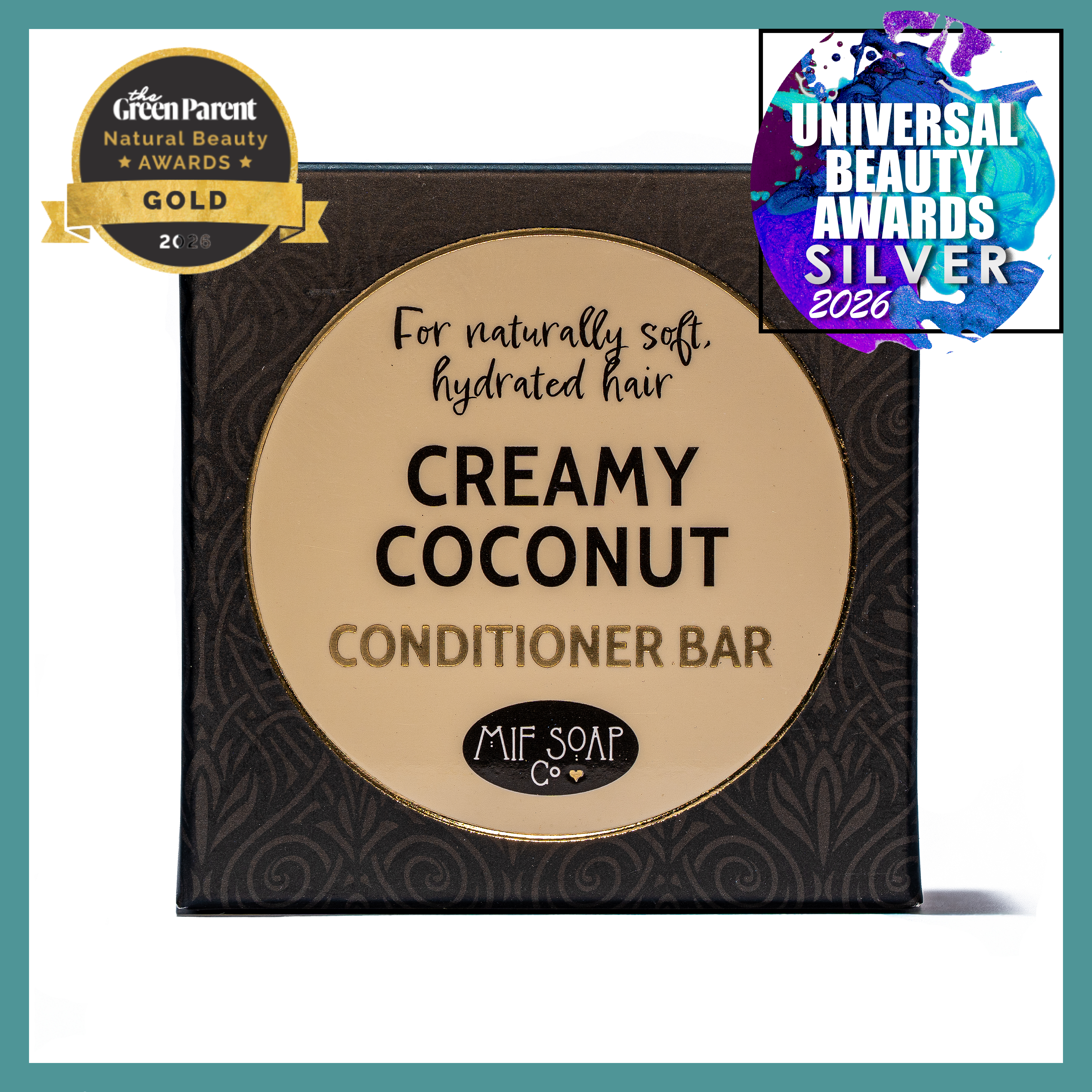 Get Silky, Soft Hair with our AWARD WINNING Creamy Coconut Conditioner Bar