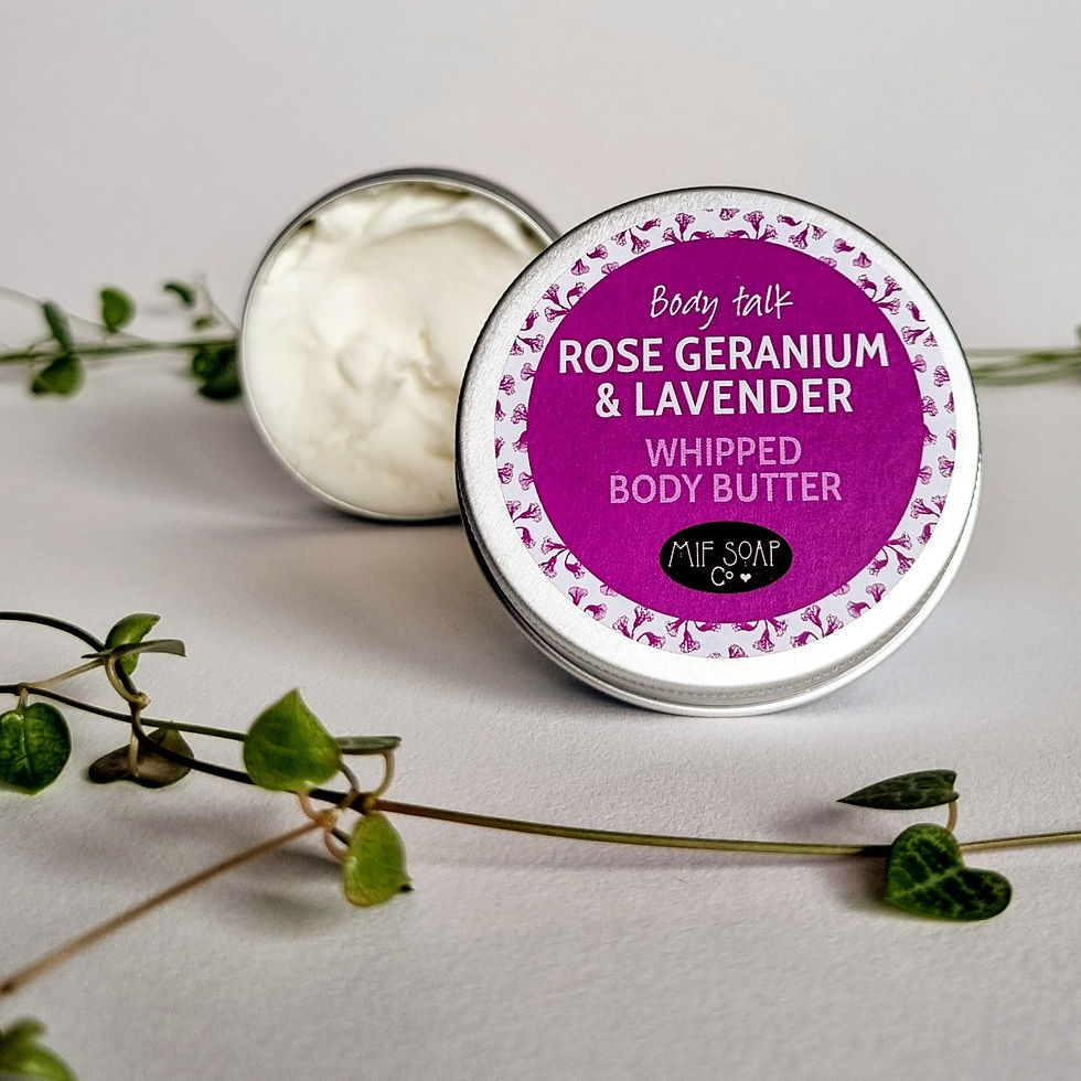 Thumbnail: Feminine & Balancing Hydration Rose Geranium & Lavender Body Butter