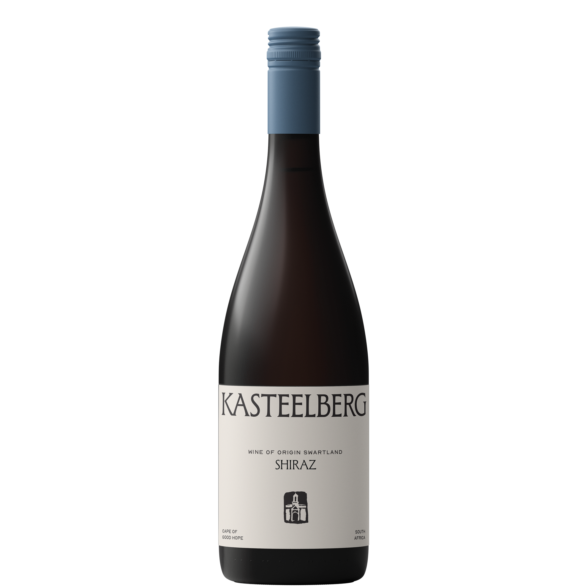 pohled na láhev Kasteelberg Shiraz