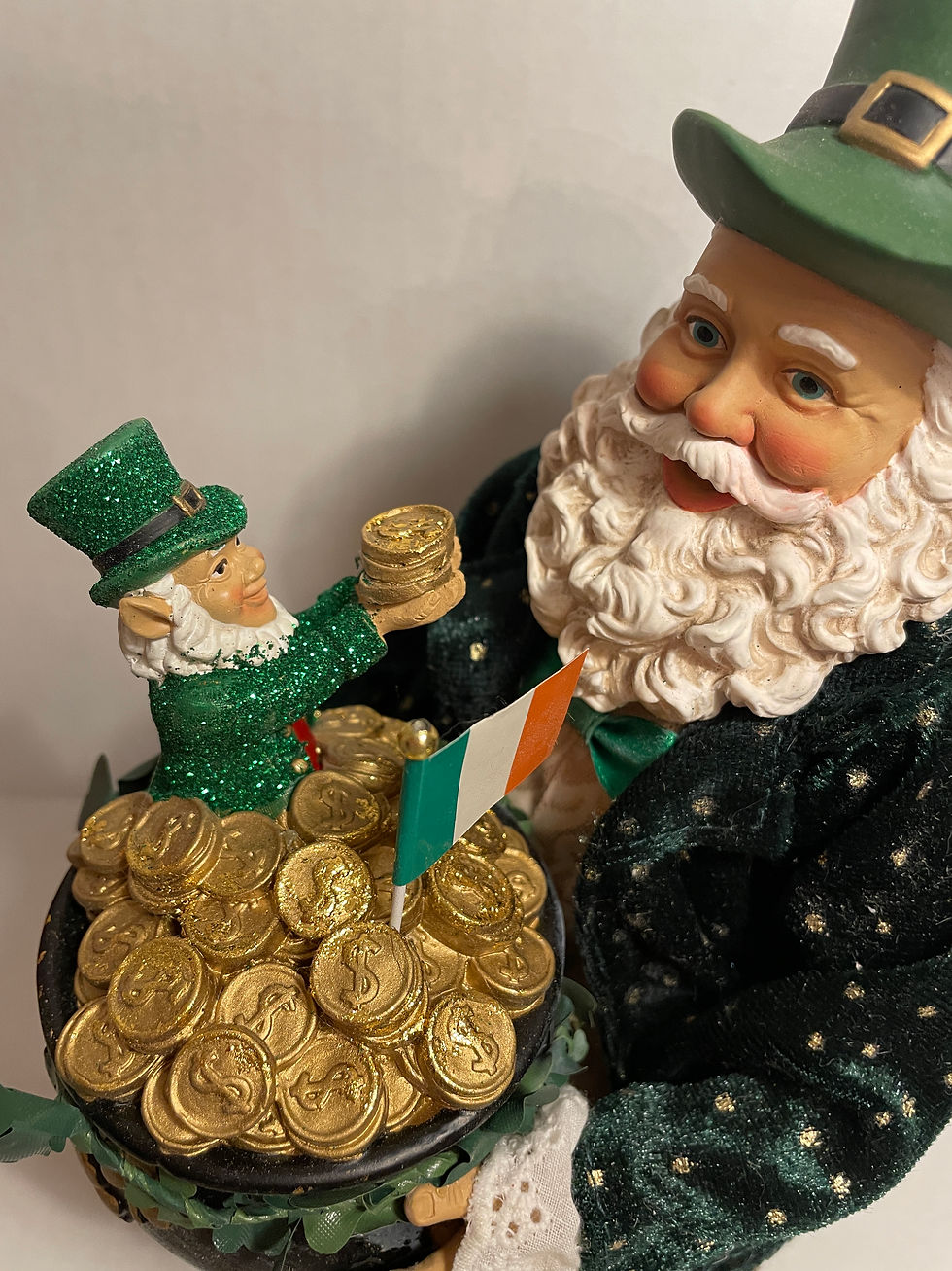 Thumbnail: Kurt S. Adler Fabriche Santa "Lucky Guy"