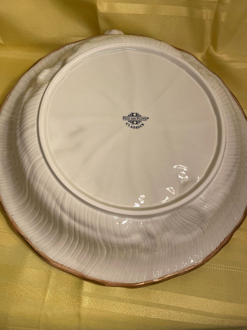 Thumbnail: Fitz & Floyd Woodland Springs Chip & Dip Serving