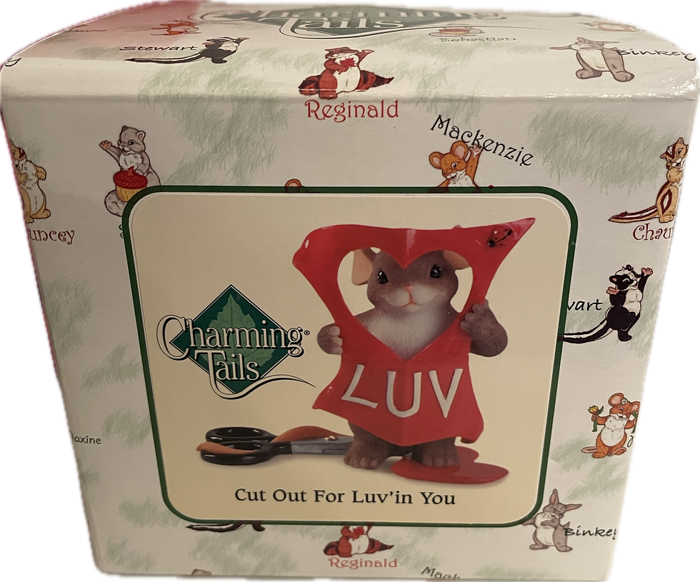 Thumbnail: Charming Tails, Cut Out For Luv'in You by Fitz & Floyd