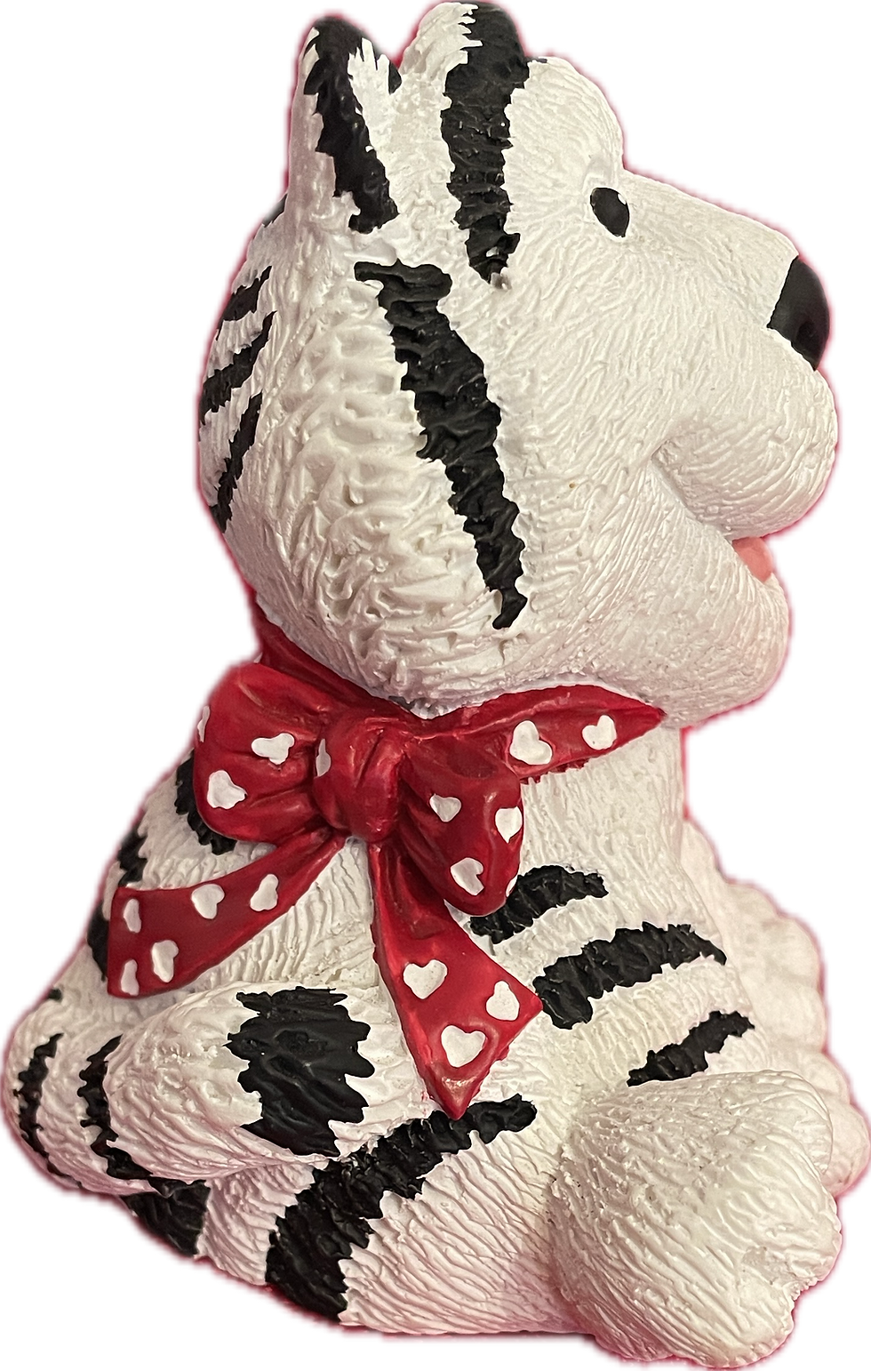 Thumbnail: Vintage Hallmark Valentine White Tiger Figurine