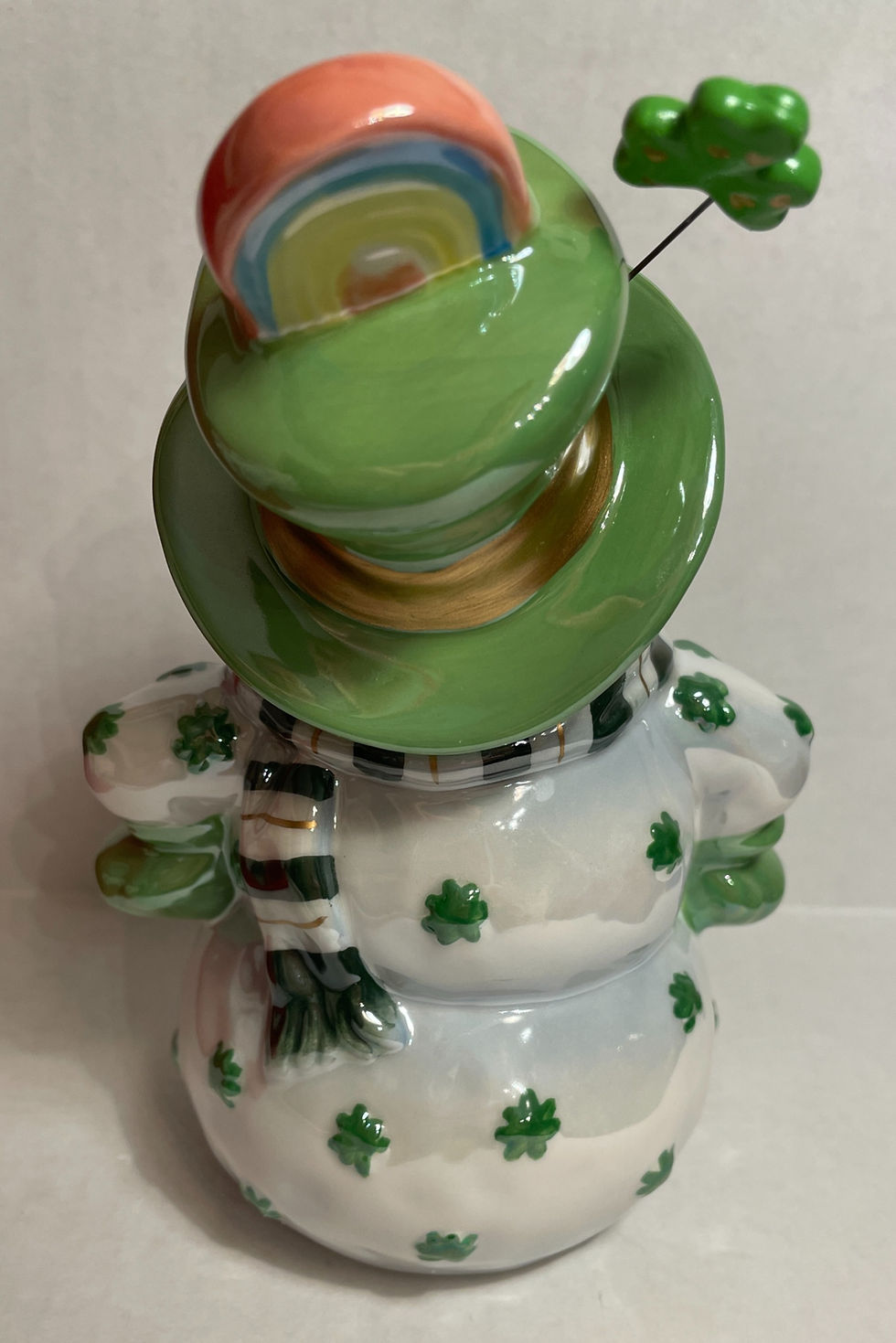 Thumbnail: Ceramic St. Patrick's Day Irish Snowman by Westland Giftware