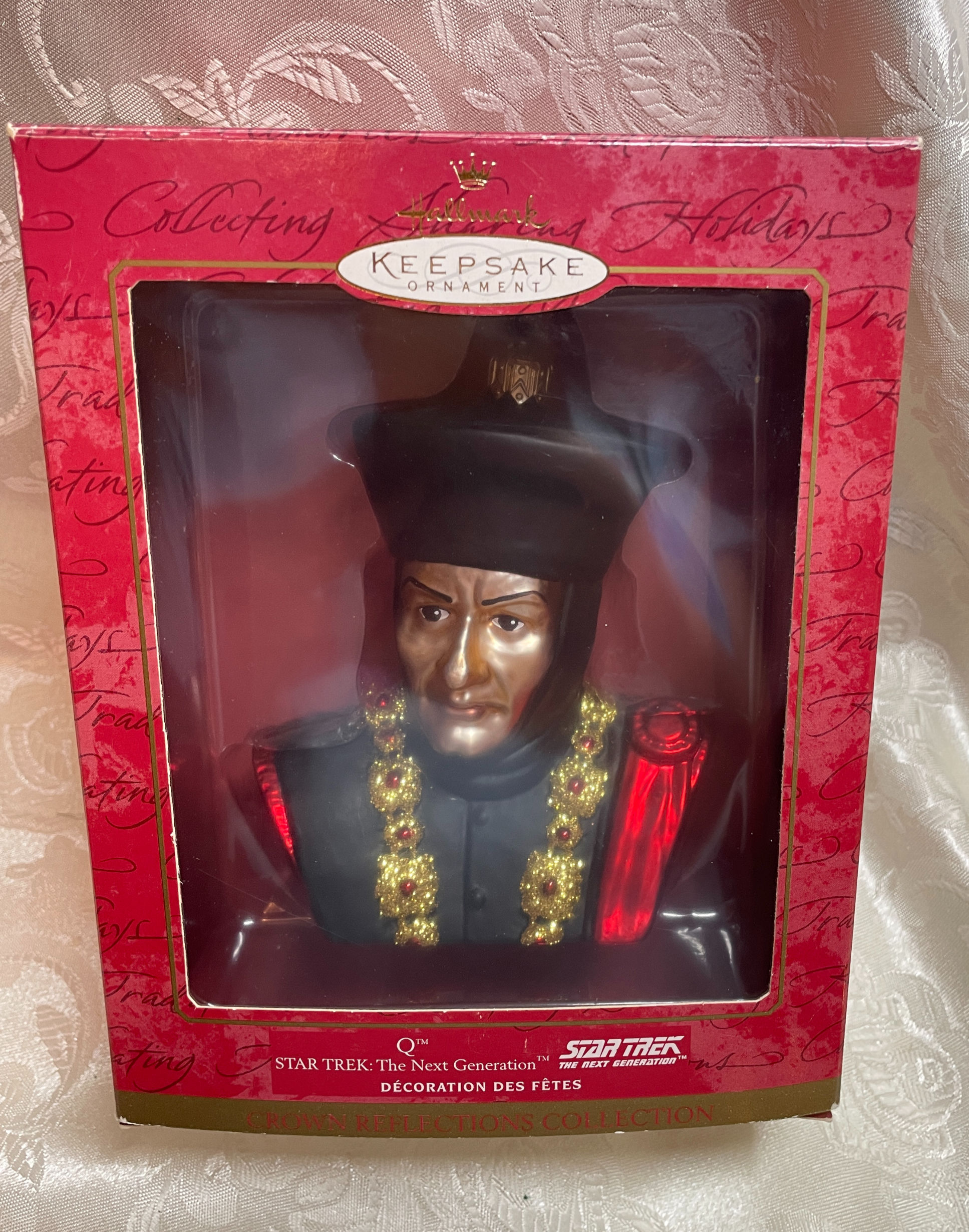 Hallmark - Star Trek Next Generation "Q" Blown glass ornament