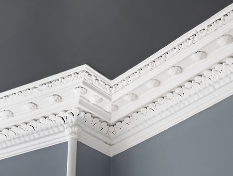 Decorated Ceiling Cornice