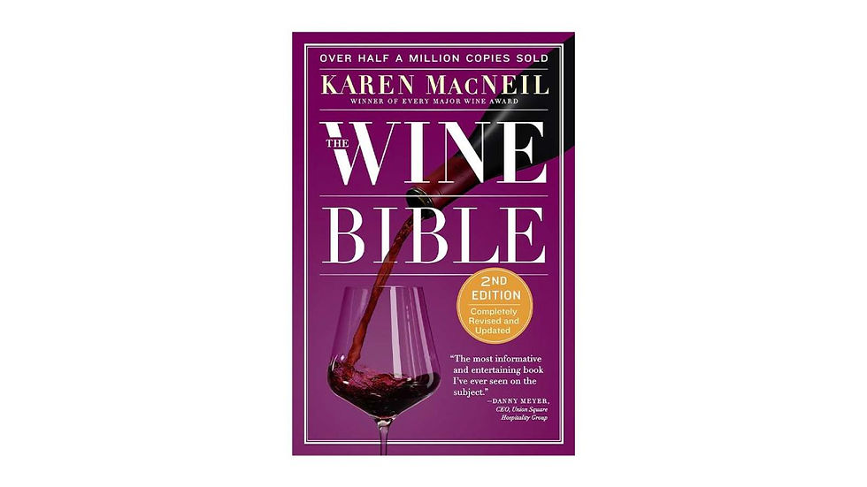 Wine Bible by Karen Macneil is one of the most informative resources for wine sommeliers both novice and seasoned