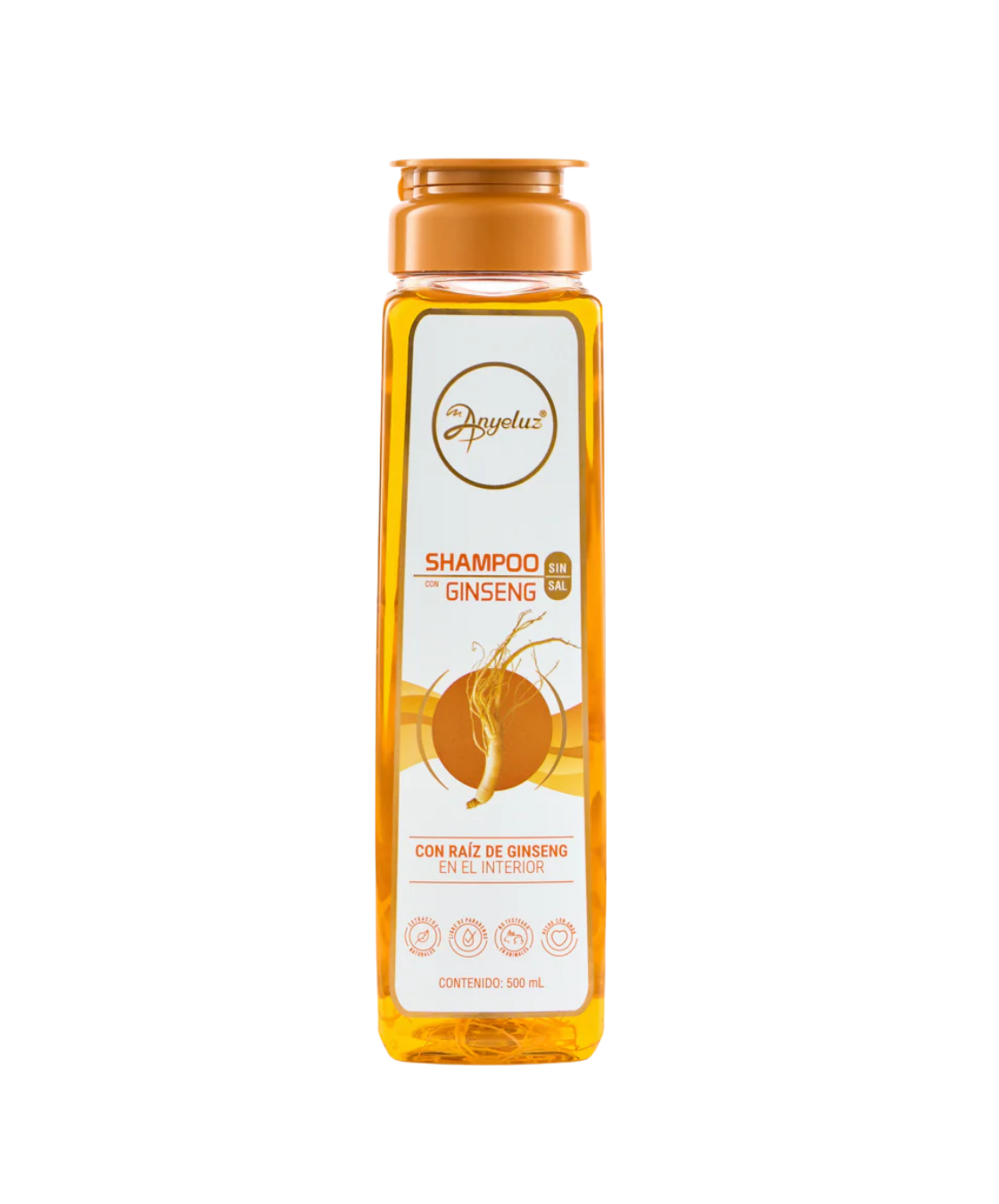 Shampoo con Ginseng 500 ml