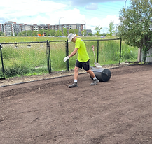 Rolling Topsoil Good Turf