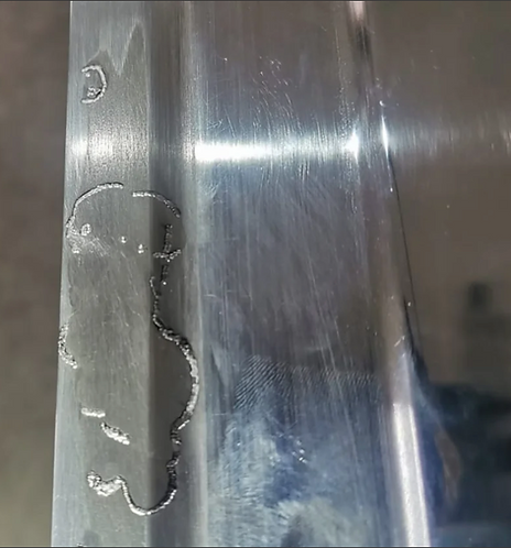 Soldadura laser portail