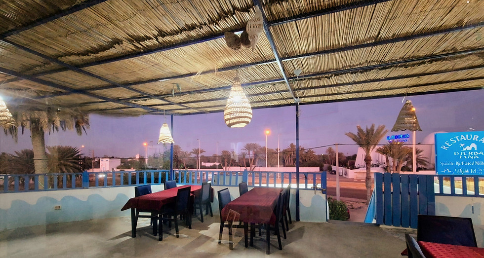 Restaurant Djerba Lina-notre terrasse