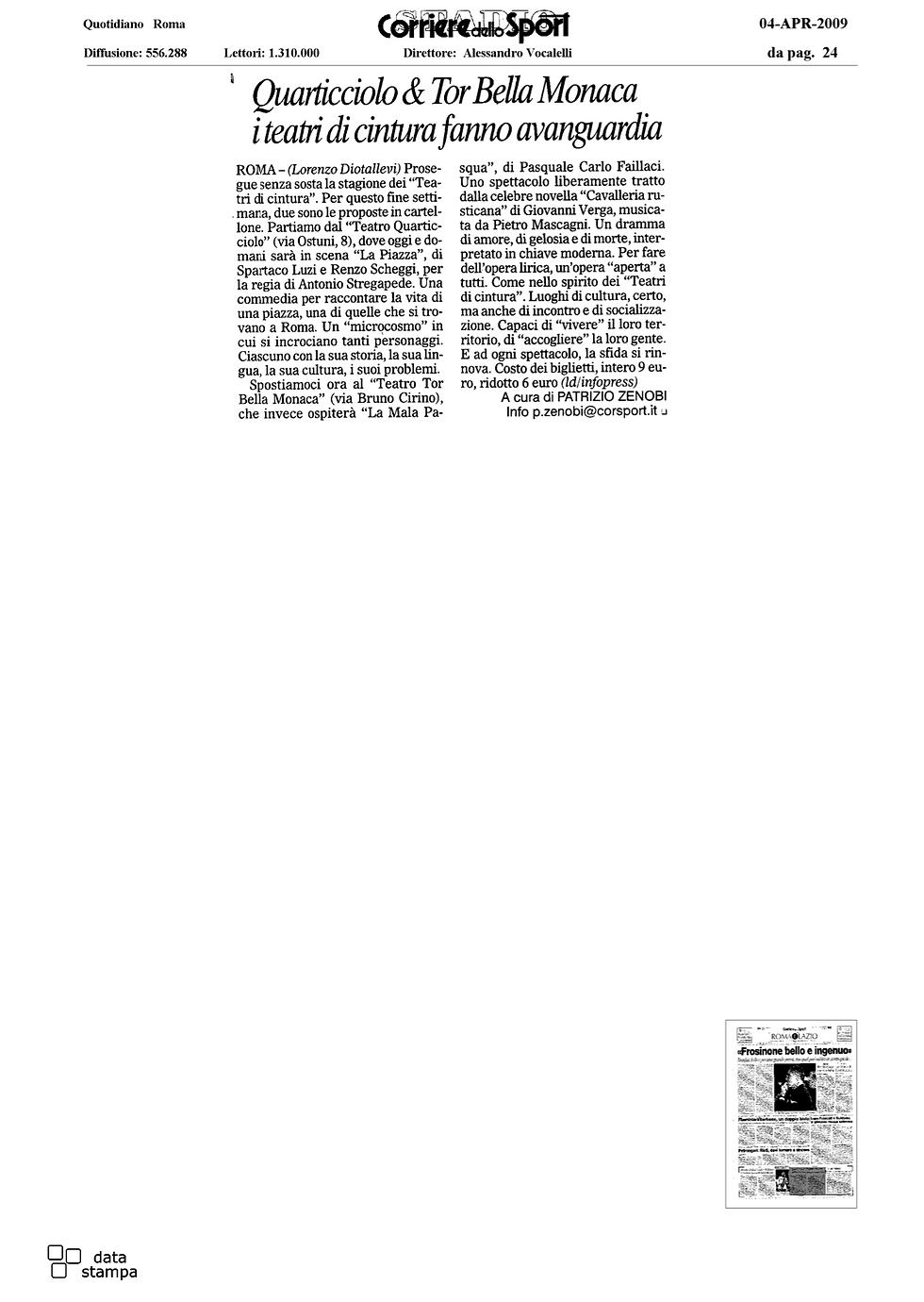 Corsport la mala pasqua