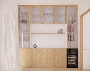 dining area display built-in furniture