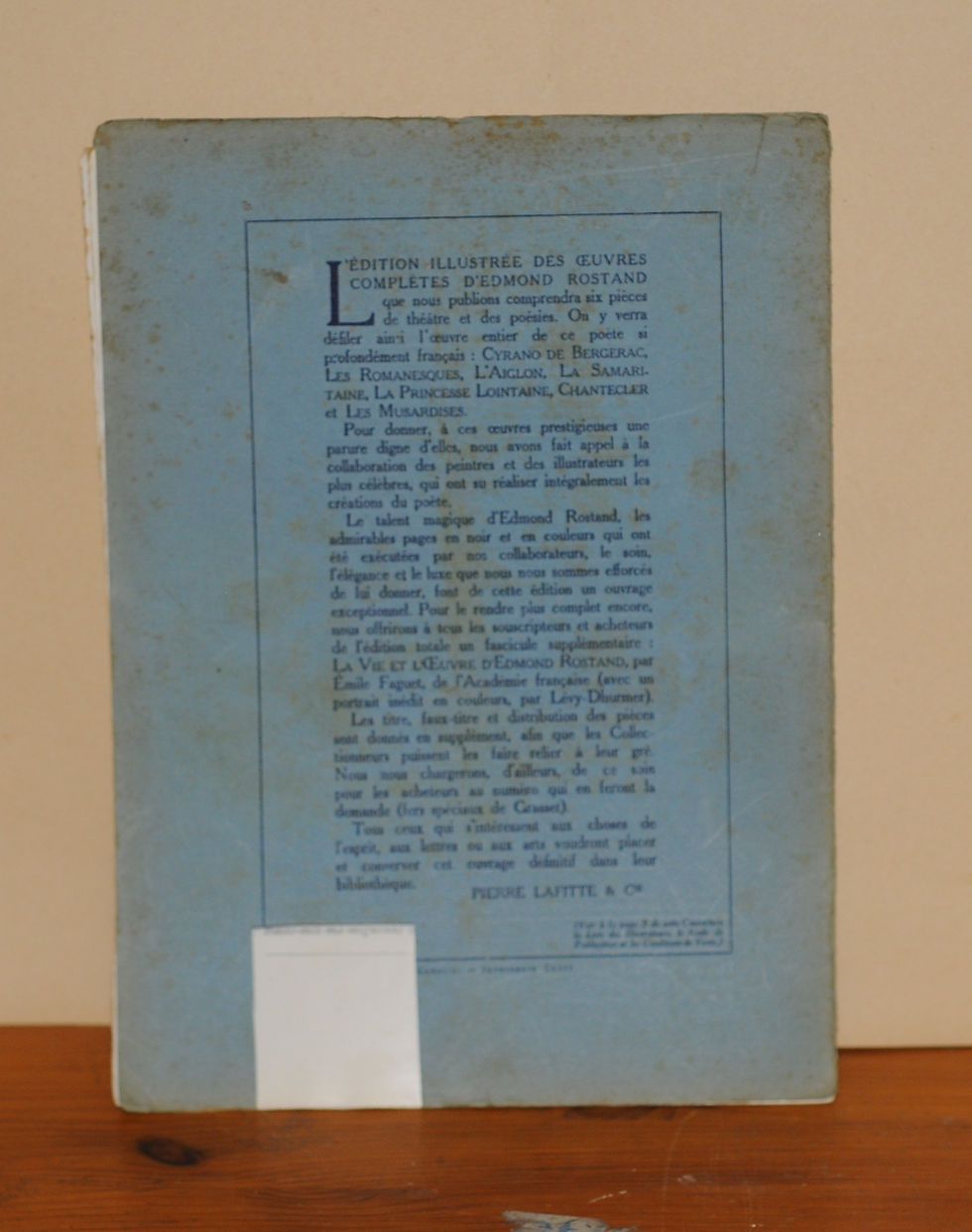 Miniature : OEUVRES DE EDMOND ROSTAND