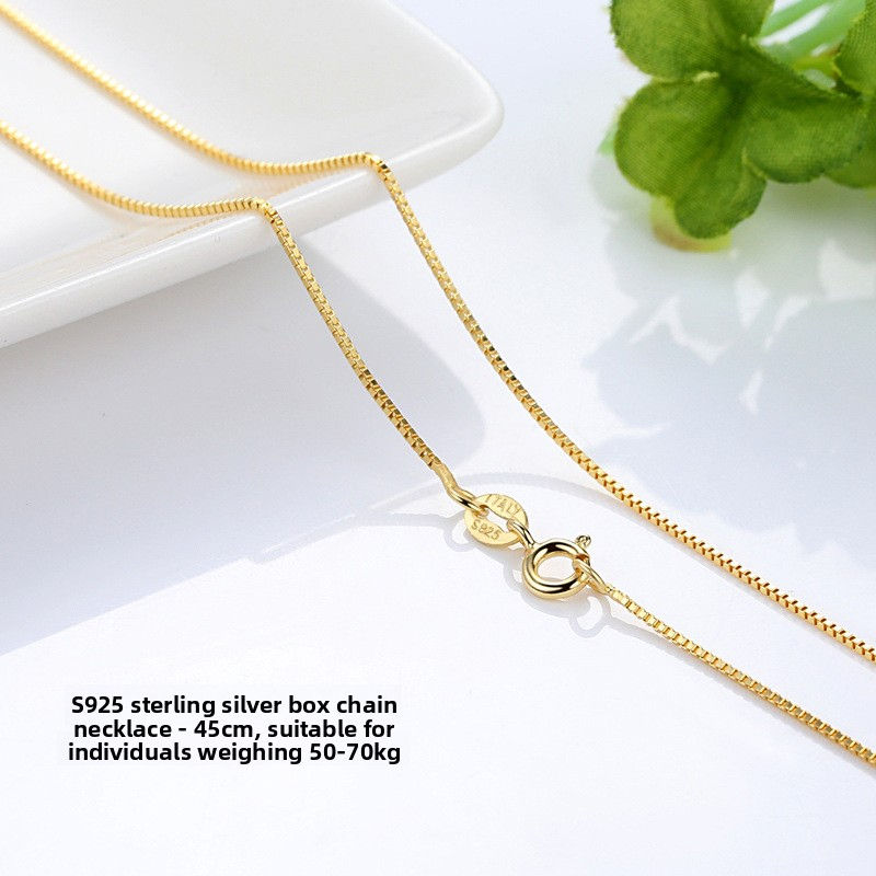 Thumbnail: Gold Plated Copper Necklace for Women