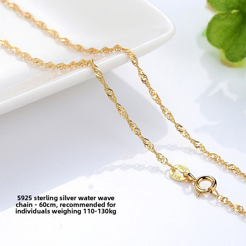 Thumbnail: Gold Plated Copper Necklace for Women