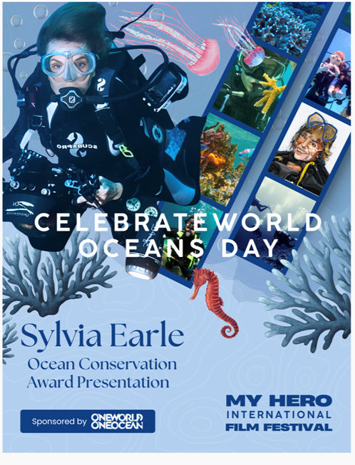 JOIN MY HERO FOR WORLD OCEANS DAY CELEBRATION JUNE 6TH AT RIVIAN SOUTH COAST THEATER