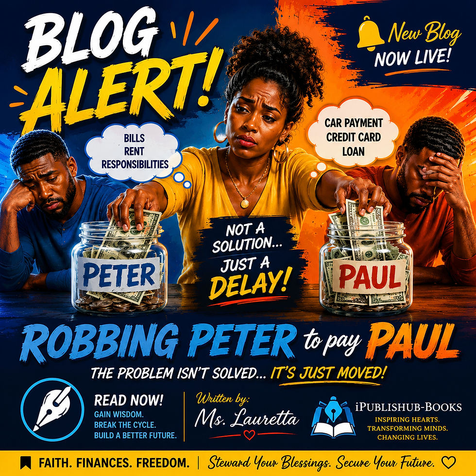 Robbing Peter to Pay Paul
Breaking the Cycle Through Financial Wisdom and Biblical Stewardship