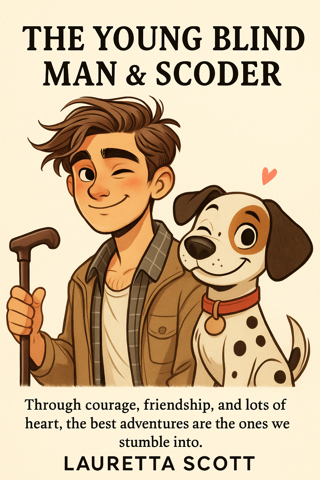 Cover of Roe – The Young Blind Man & Scoder by Lauretta Scott