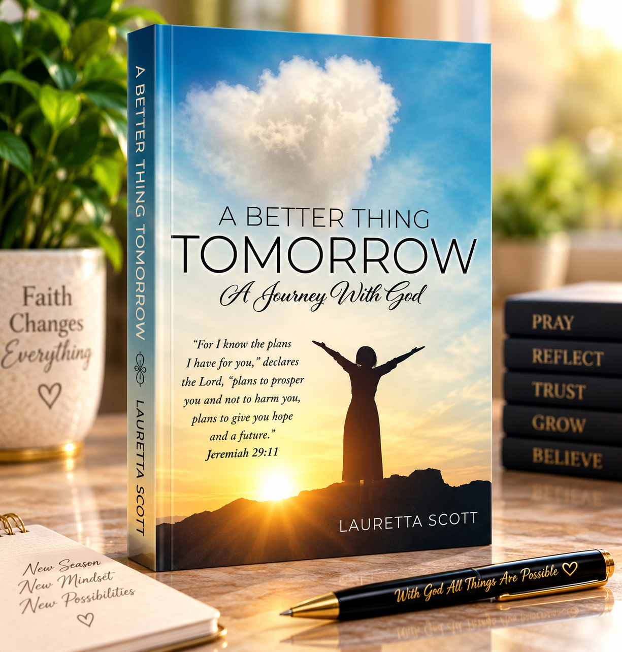 Cover of A Better Thing Tomorrow: A Journey With God by Lauretta Scott