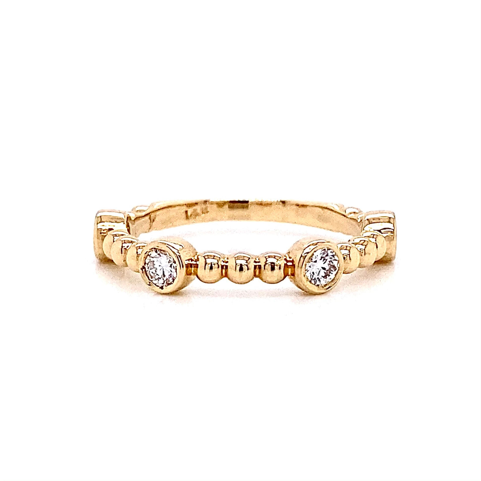 14kt Yellow Gold 0.27ctw Round Diamond Band
