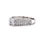 Thumbnail: 14kt White Gold 0.87ctw Round Diamond Side Stone Ring
