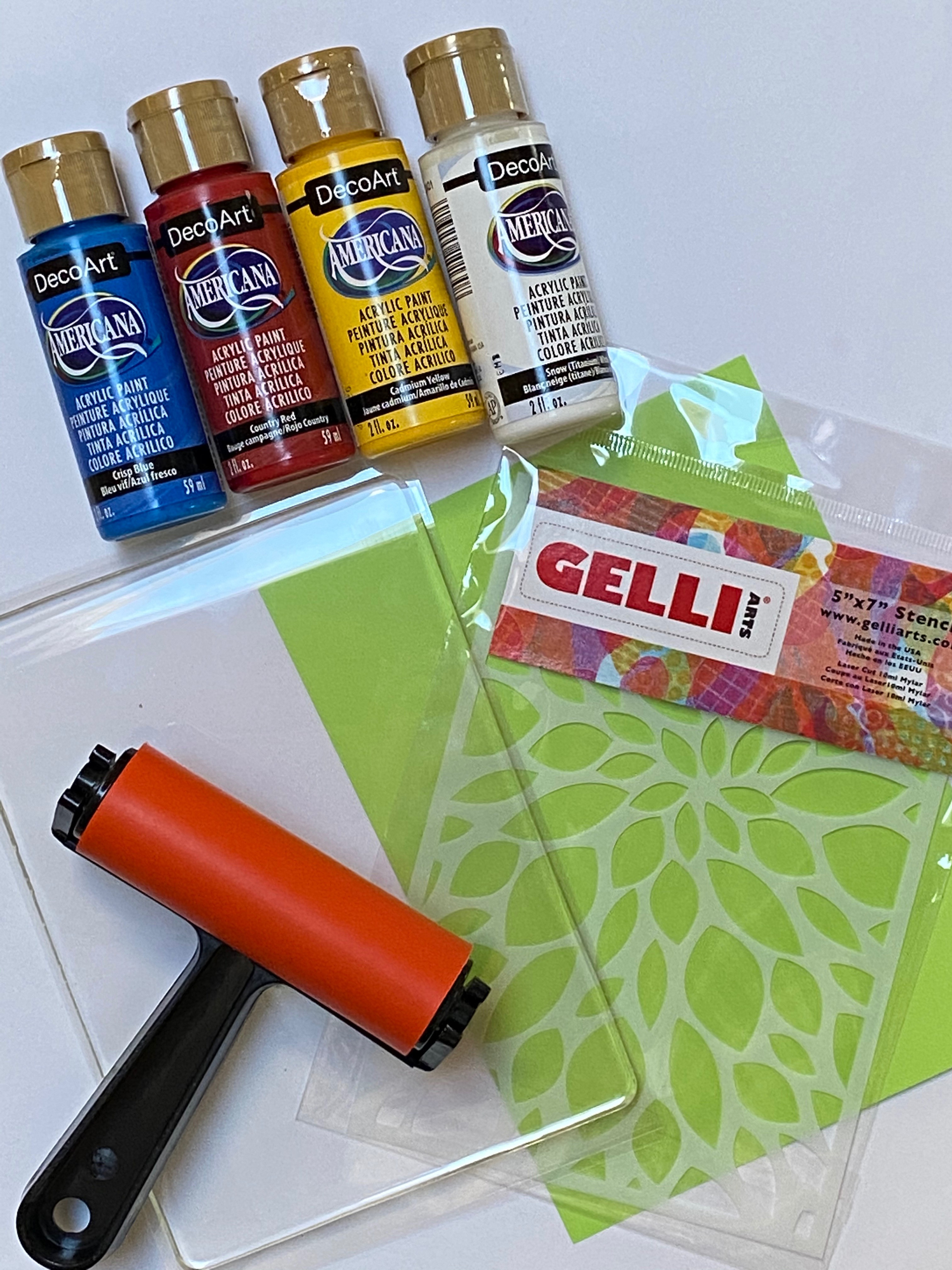Gelli Printing Beginner's Class- Online