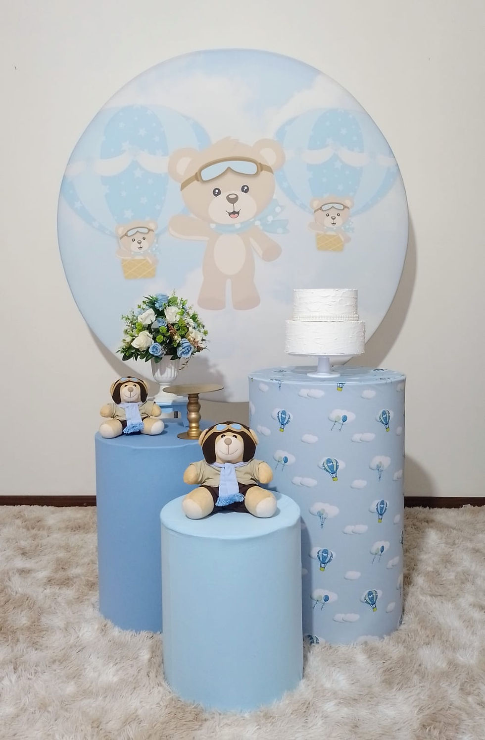 KIT PRATA - URSO BALOEIRO