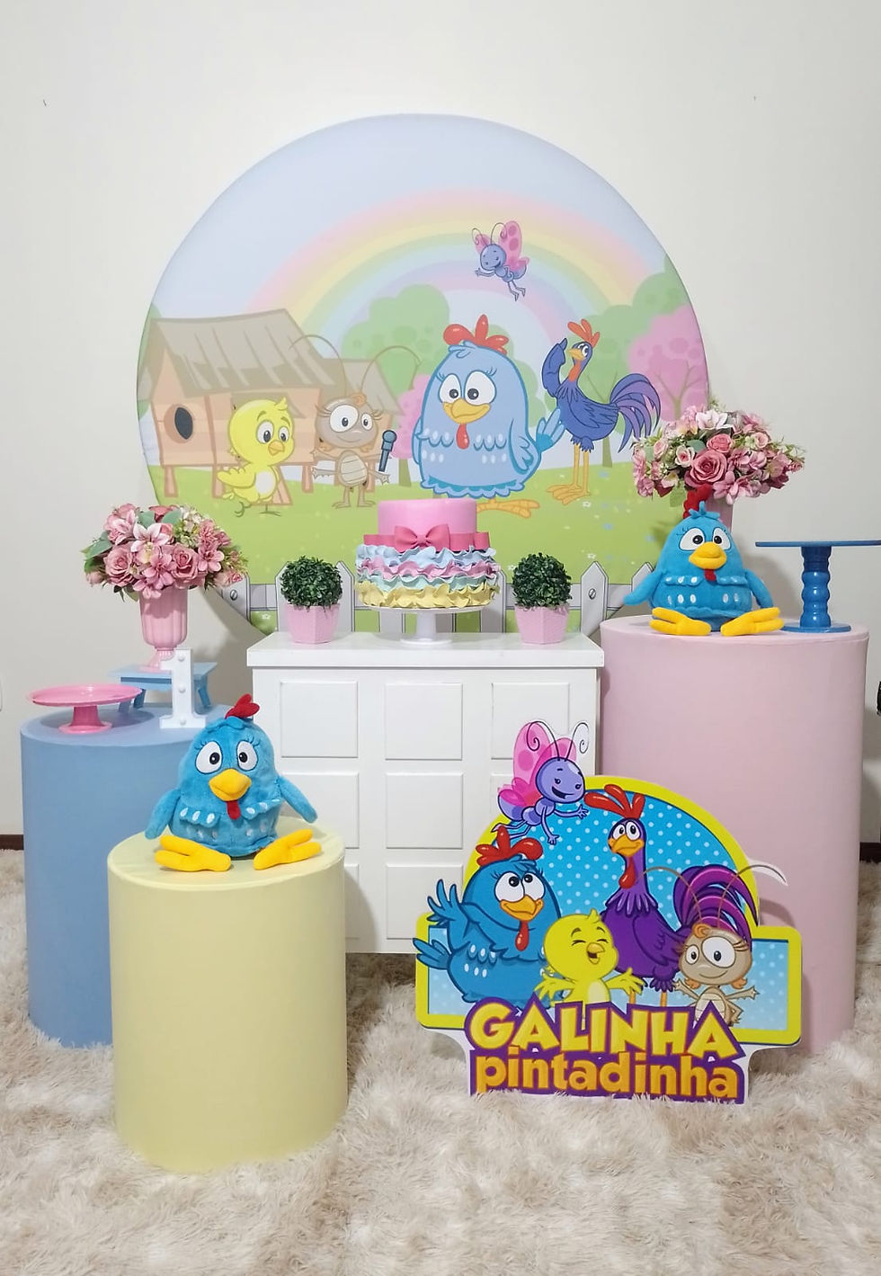 KIT OURO - GALINHA PINTADINHA - MENINAS