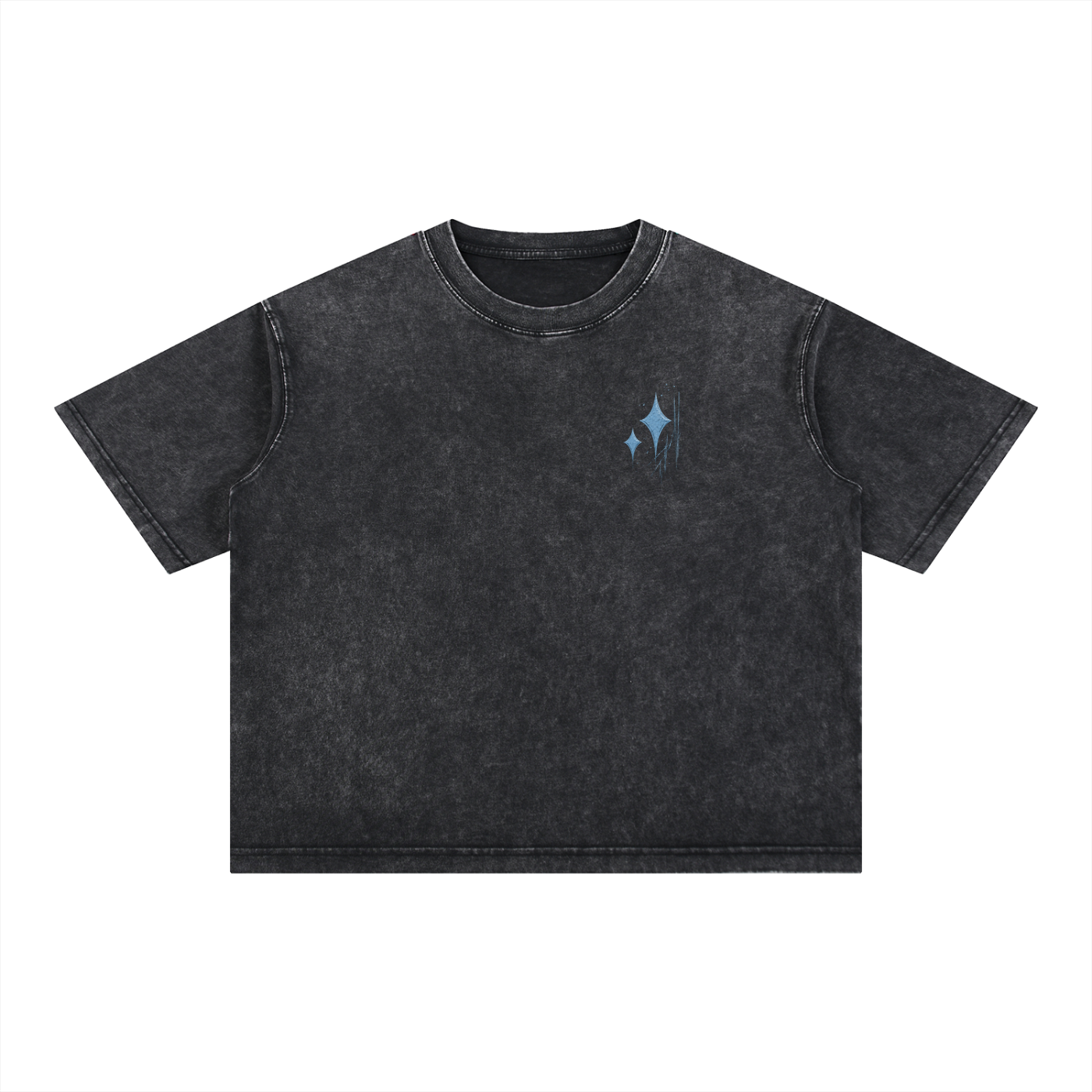 Mineral Wash Boxy Cotton T-Shirt