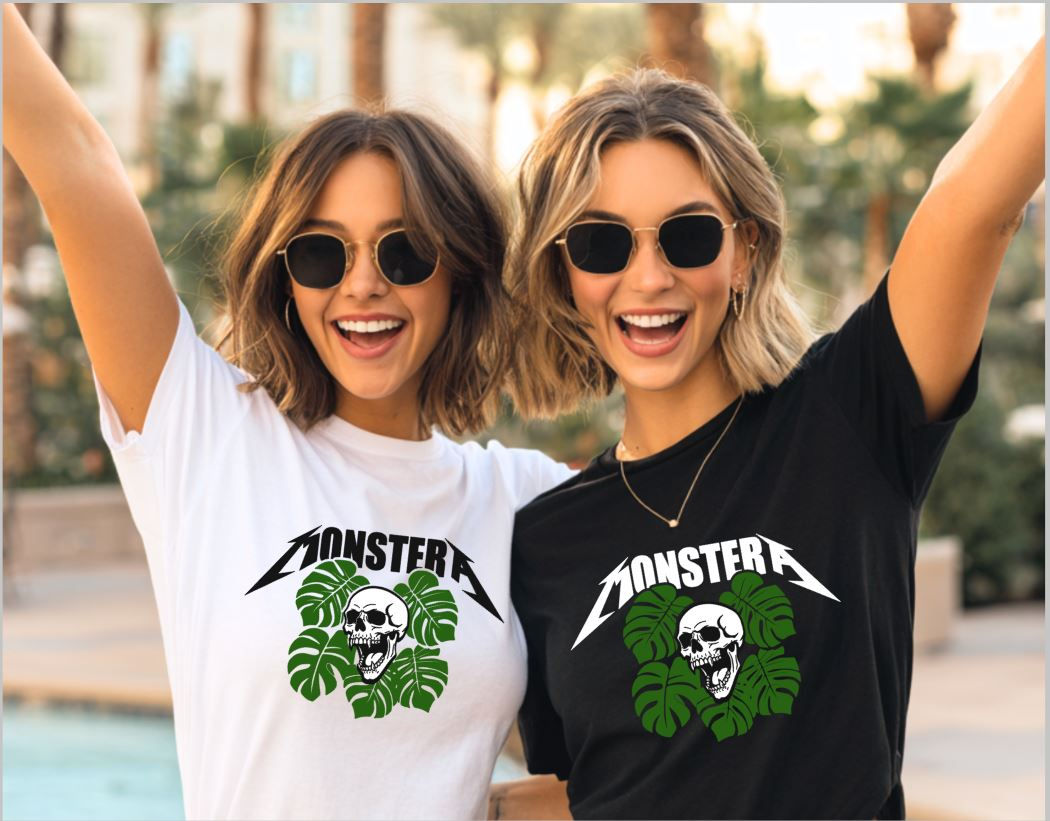 Monstera T-Shirt – Metal Plant Mashup