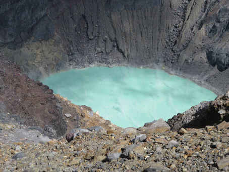 THE BECALMED LAND OF VOLCANOES AND PUPUSAS [El Salvador].