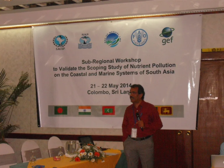 scoping study commissioned by SACEP on nutrient pollution in south asian seas